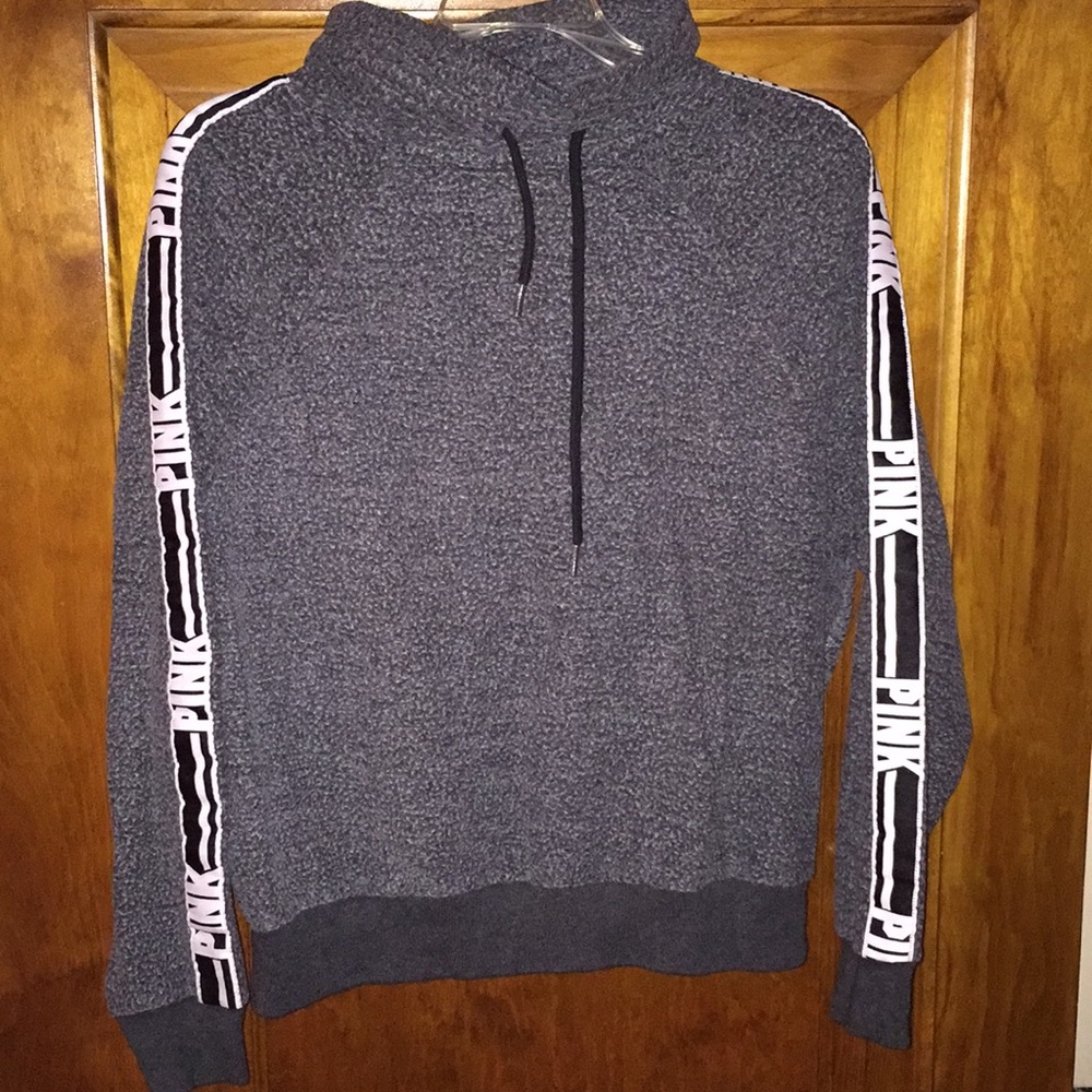 Pink cowl neck sweater